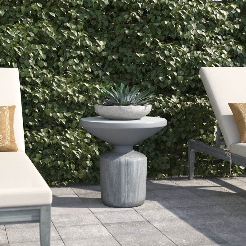 Greyleigh™ Carlin MgO Side Table & Reviews Wayfair